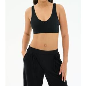 NEW SPLITS59 airweight scoop bra in black